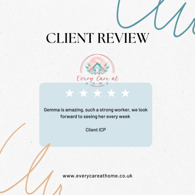 Clients review given during routine service review with management. 